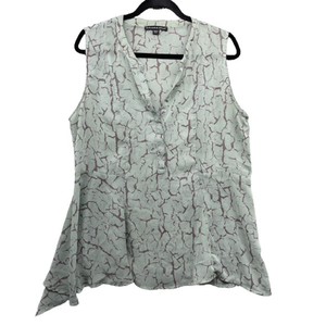 NWOT Harlowe & Graham Sheer V‎ Neck Sleeveless Tunic Top